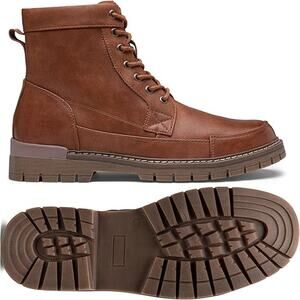 BRAND NEW ~ Men's Casual Chukka Motorcycle Zipper Combat Boots ~ Size 12